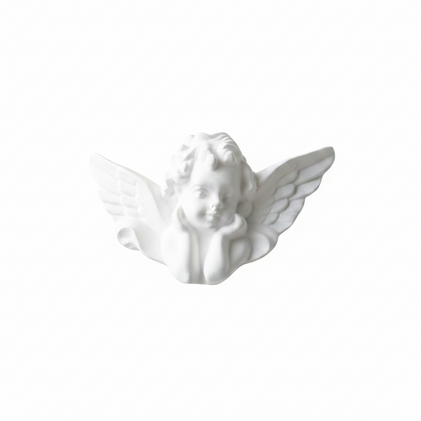 Anjo de cerâmica perfumada com íman para lembranças personalizadas de eventos.