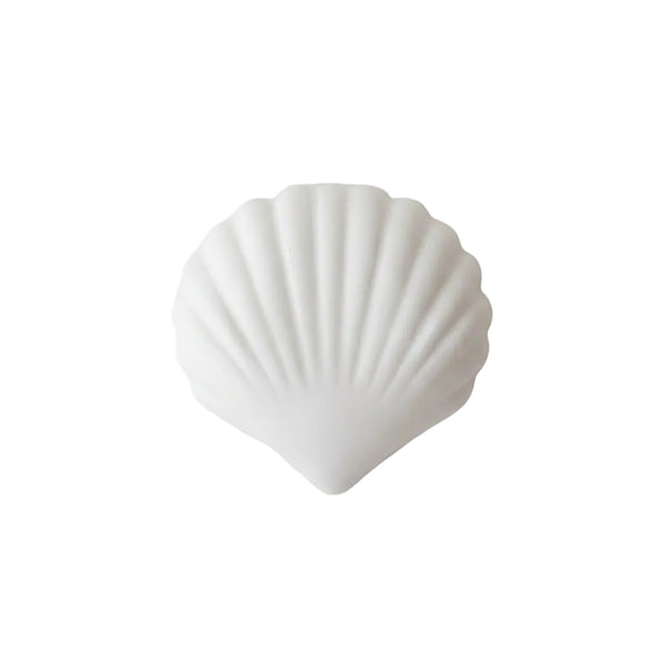 Concha de cerâmica perfumada para lembranças personalizadas de eventos, como batismos ou aniversários.