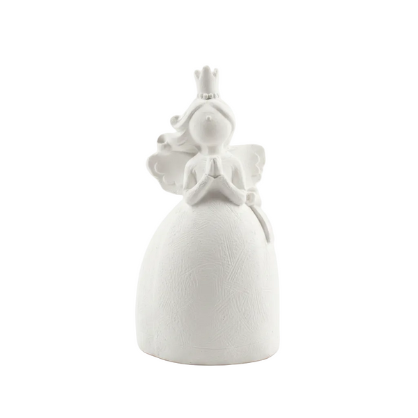 Fadinha de cerâmica perfumada artesanal da 44 com aroma de talco, para perfumar e decorar interiores.