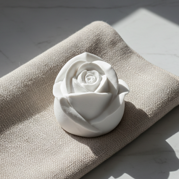 Botão de Rosa de Cerâmica Perfumada