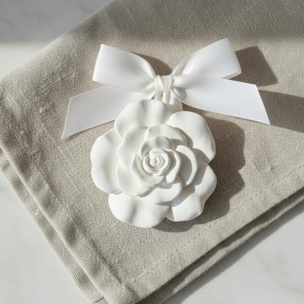 Rosa de Cerâmica Perfumada