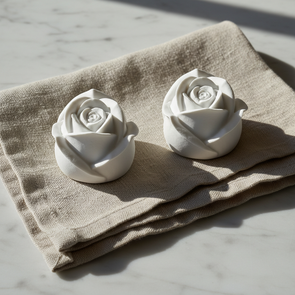 Botão de Rosa de Cerâmica Perfumada