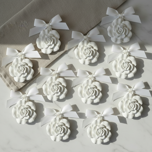 Rosa de Cerâmica Perfumada