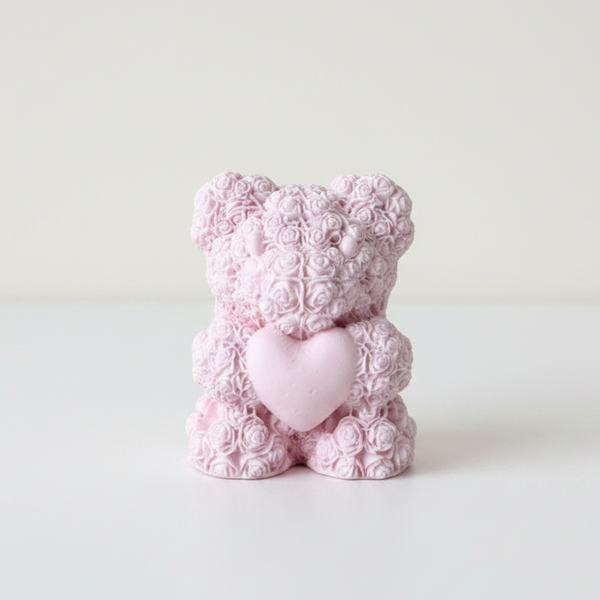 Urso de Rosas Pequeno