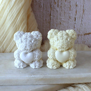 Urso de Rosas Pequeno