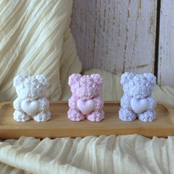 Urso de Rosas Pequeno
