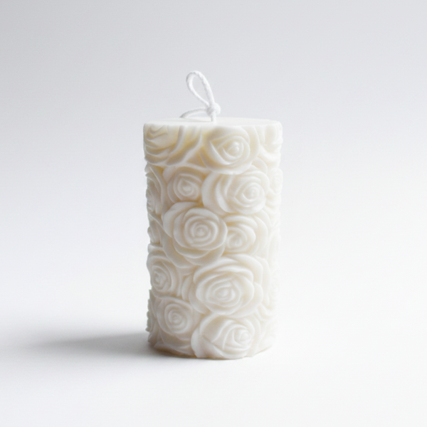 Vela Decorativa Rosas