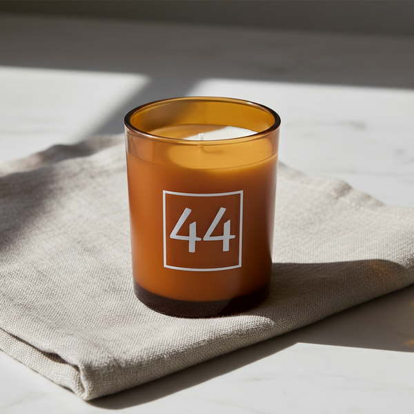 Vela Aromática em Copo Âmbar