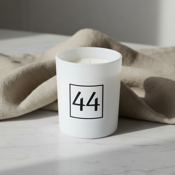 Vela Aromática em Copo Branco