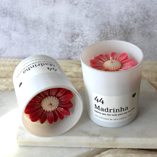 ideia de presente para madrinha; vela aromática para oferecer à madrinha; lembrança especial para madrinha