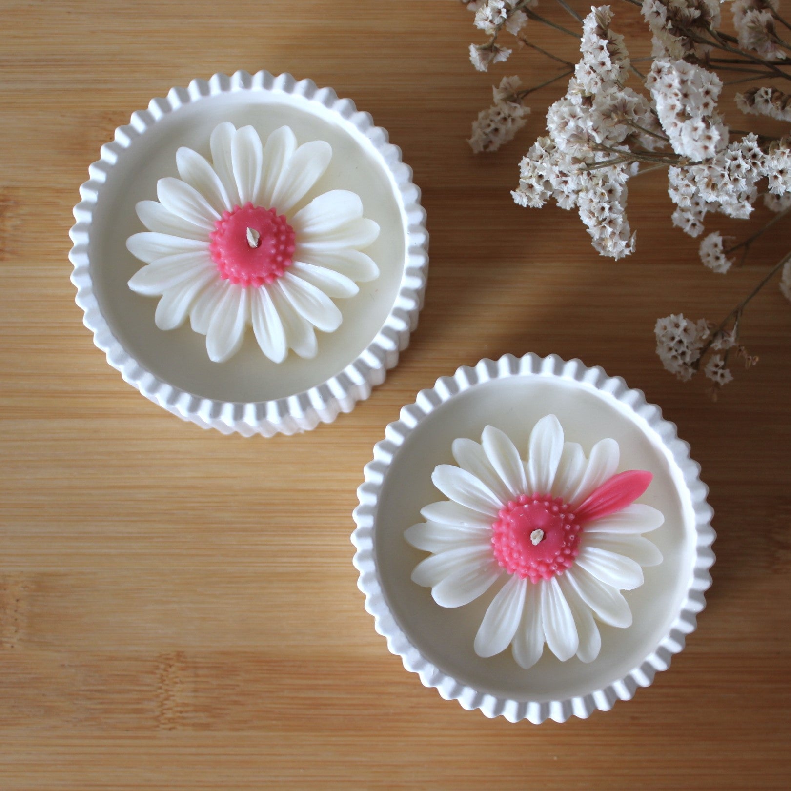 Vela Margarida em Taça Raiada